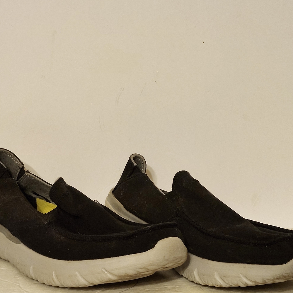 Skechers Black and White Men's Slip-On Loafers